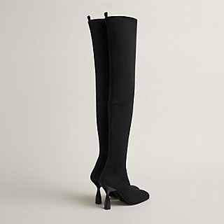 【PORTERNA】Heimyu Ribbon Boots YRU Detention Black/Silver BNDG Boots – Rave Wonderland